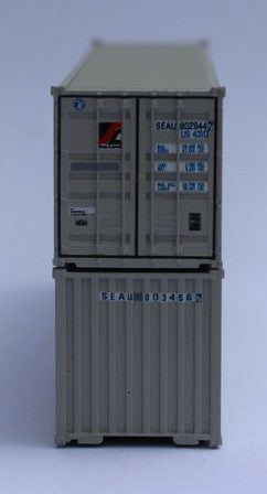Jacksonville Terminal Company N 405501 40' Standard Height Corrugated Container SEALAND 2-Pack
