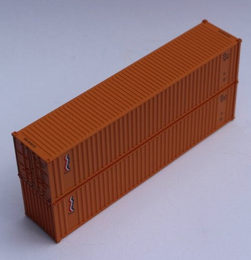 Jacksonville Terminal Company N 405509 40' Standard Height Corrugated Container SEA CONTAINERS 2-Pack