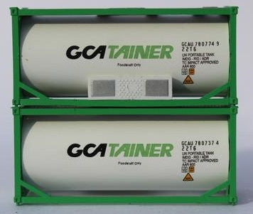 Jacksonville Terminal Company N 205245 20' Standard Tank containers with Mechanical Unit GCA TAINER 2 pack
