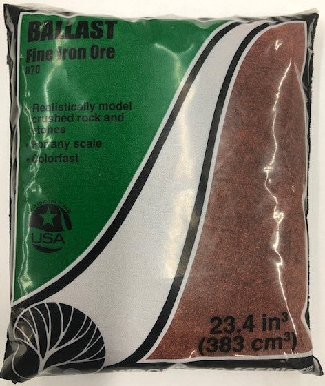 Woodland Scenics B70 Fine Ballast Bag - Iron Ore
