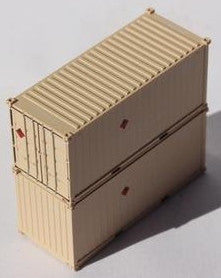 Jacksonville Terminal Company N 205453 20' Standard Height Corrugated Side Containers USFU US AIR FORCE 2 pack