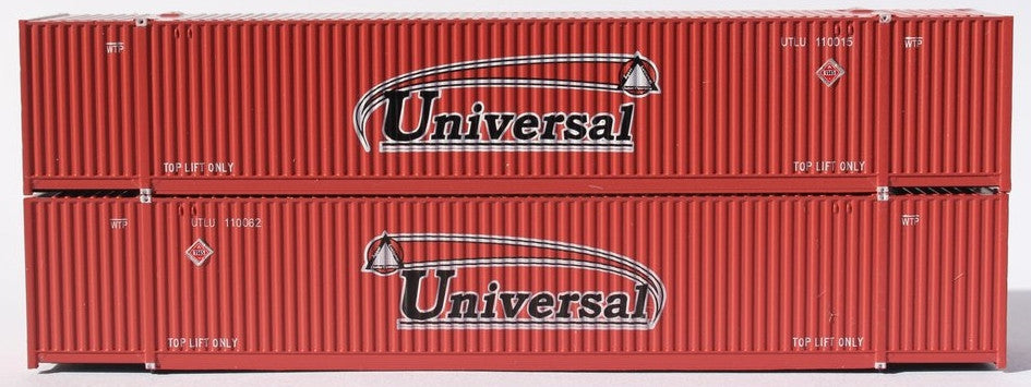 Jacksonville Terminal Company N 537014 53' High Cube Corrugated Side Containers UNIVERSAL 2-Pack