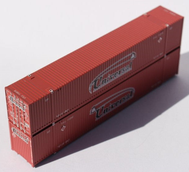 Jacksonville Terminal Company N 537014 53' High Cube Corrugated Side Containers UNIVERSAL 2-Pack
