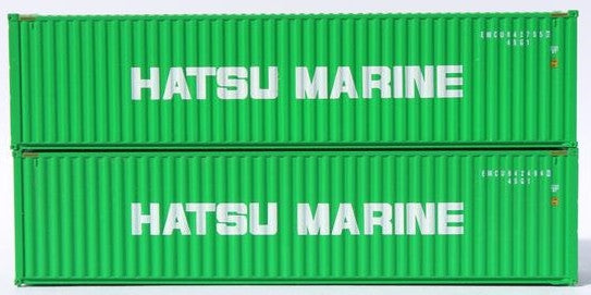 Jacksonville Terminal Company N 405141 40' High Cube Corrugated Side Containers HATSU MARINE 2 pack