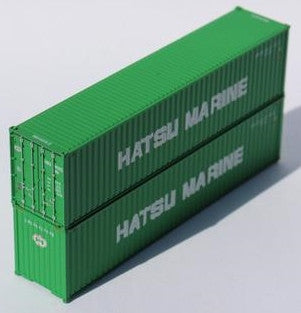 Jacksonville Terminal Company N 405141 40' High Cube Corrugated Side Containers HATSU MARINE 2 pack