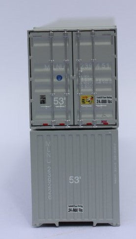 Jacksonville Terminal Company N 537012 53' High Cube Corrugated Side Containers MILESTONE 2-Pack
