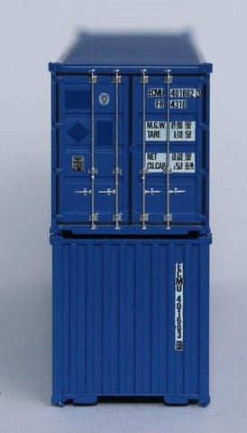 Jacksonville Terminal Company N 405506 40' Standard Height Square Corrugated Container CMA 2-Pack