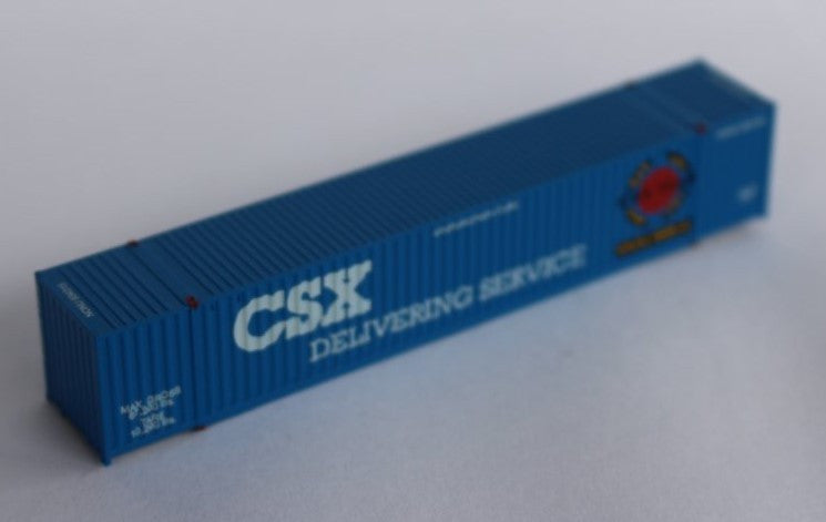 Jacksonville Terminal Company N 535035 53' High Cube Corrugated Side Containers CSX Delivering Service 'City Year' 1-Pack