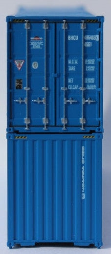 Jacksonville Terminal Company N 405056 40' High Cube Corrugated Side Containers BRIDGEHEAD 2-pack