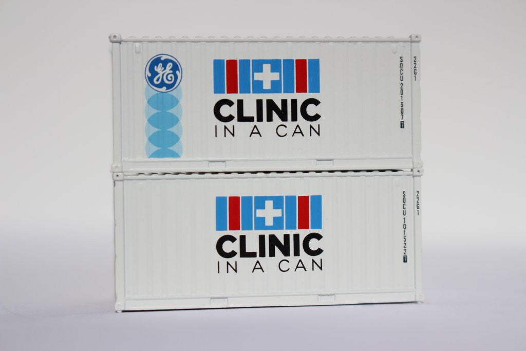 Jacksonville Terminal Company N 205323 20' Standard Height Container Clinic In a Can DISASTER RESPONSE CLINIC 2-Pack
