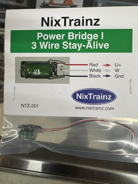 NixTrainz HO NTZ201 Power Bridge I - 3 Wire Stay-Alive
