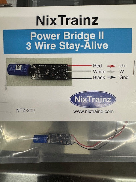 NixTrainz HO NTZ202 Power Bridge II - 3 Wire Stay-Alive