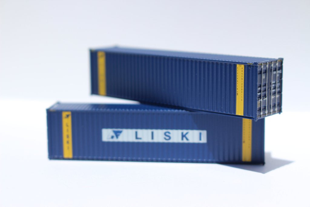 Jacksonville Terminal Company N 405031 40' High Cube Container LIKSI 'Center of Transport Service' Ukraine 2-Pack