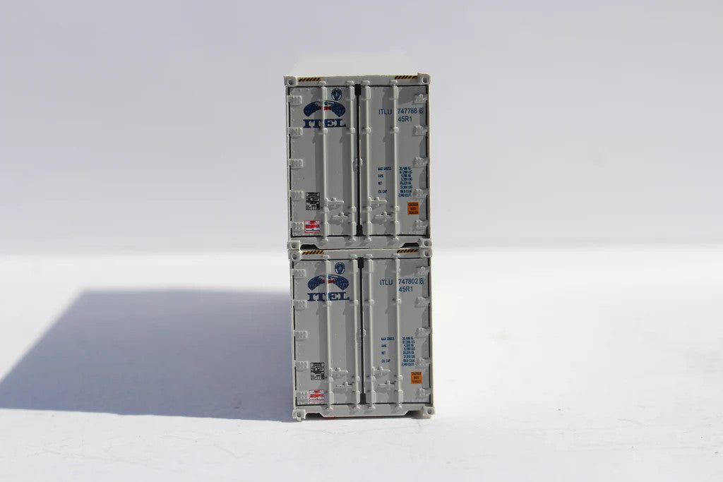 Jacksonville Terminal Company N 406514 Interfresh and ITEL scheme 40' High Cube Reefer Set 6-Pack