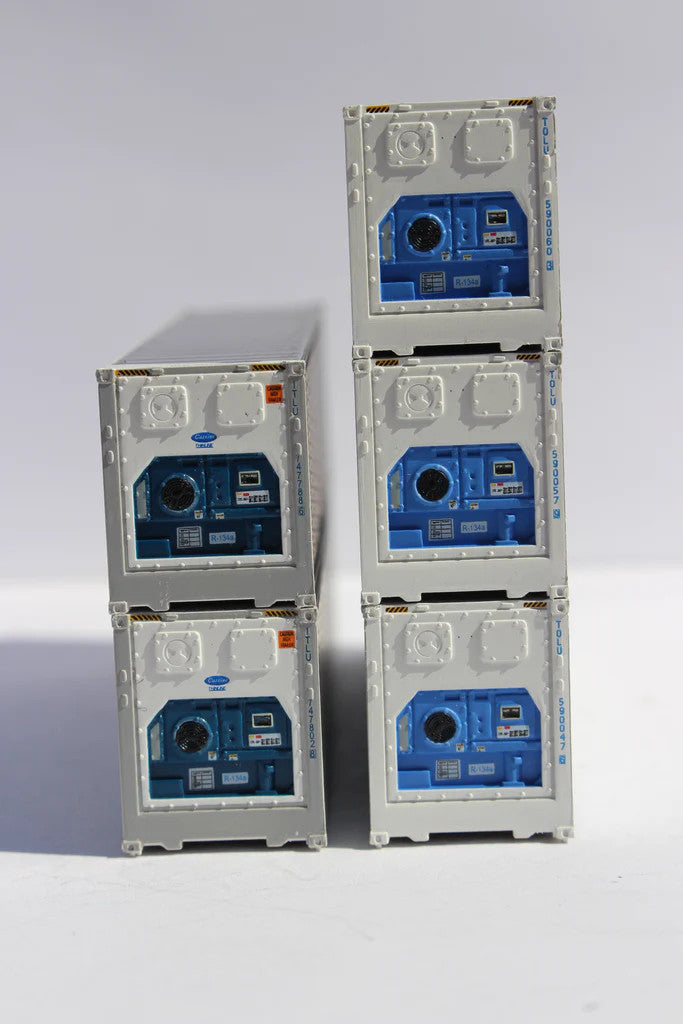 Jacksonville Terminal Company N 406514 Interfresh and ITEL scheme 40' High Cube Reefer Set 6-Pack
