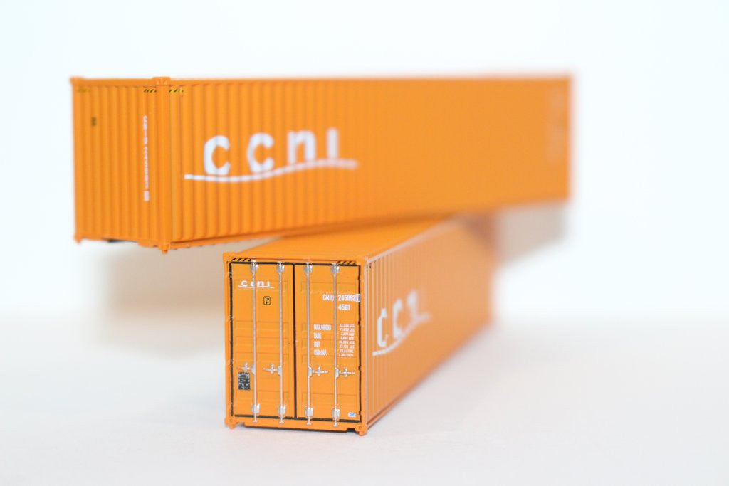 Jacksonville Terminal Company N 405006 40' High Cube Container CCNI 2-Pack