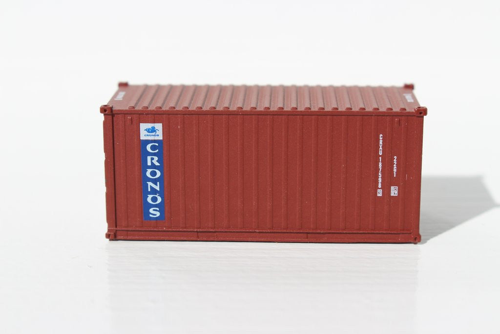 Jacksonville Terminal Company N 205332 20' Standard Height Container CRONOS 2-Pack