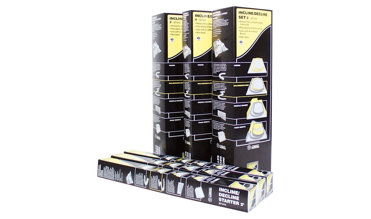 Woodland Scenics ST1416 3% Incline/Decline Set