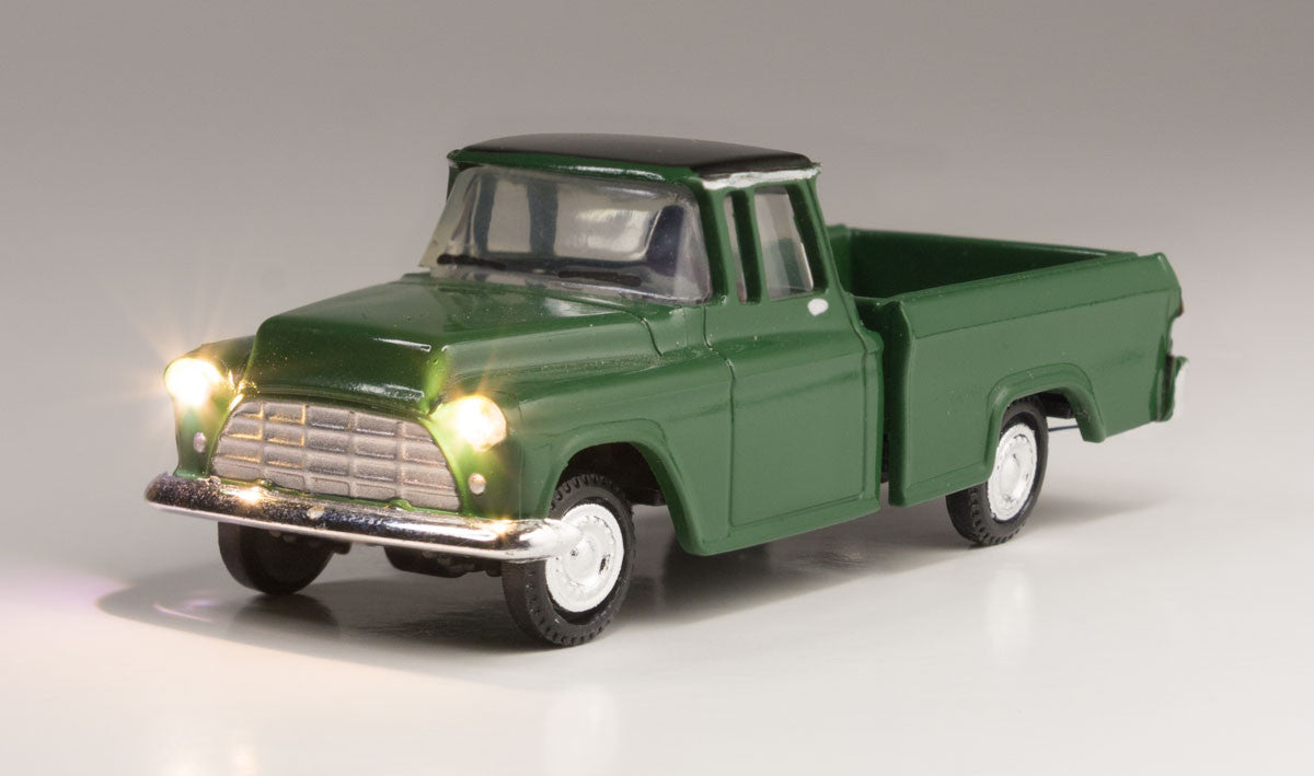 Woodland Scenics HO JP5590 Just Plug Vehicles - Green Pickup
