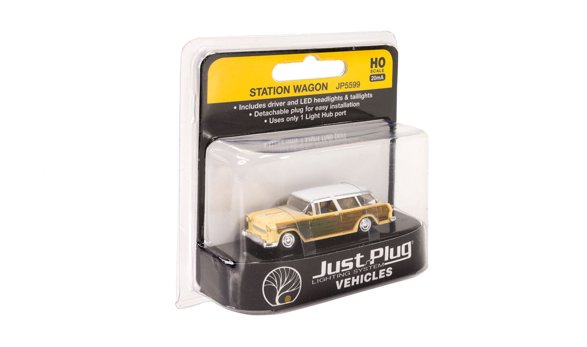 Woodland Scenics HO JP5599 Just Plug Vehicles - Station Wagon
