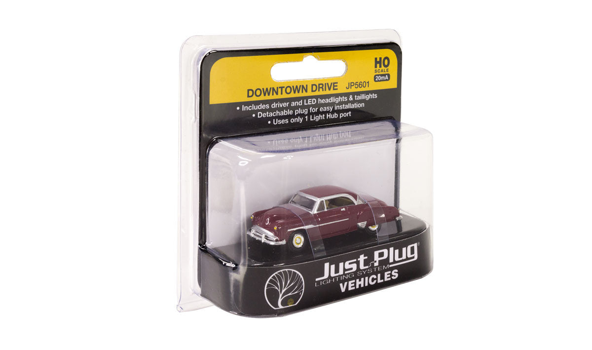 Woodland Scenics HO JP5601 Just Plug Vehicles - Downtown Drive