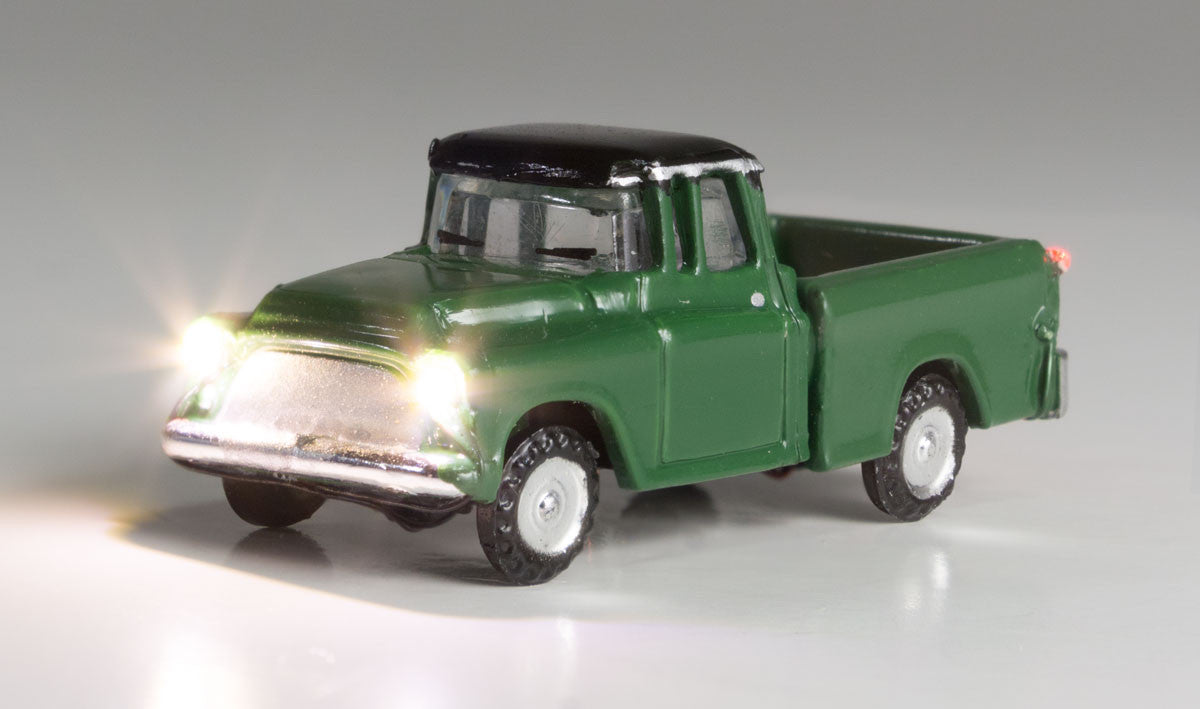 Woodland Scenics N JP5610 Just Plug Vehicles - Green Pickup
