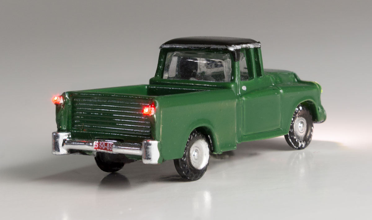 Woodland Scenics N JP5610 Just Plug Vehicles - Green Pickup