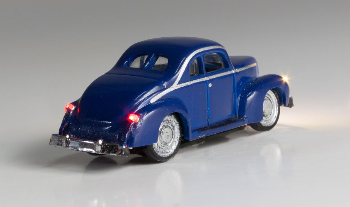 Woodland Scenics N JP5618 Just Plug Vehicles - Blue Coupe
