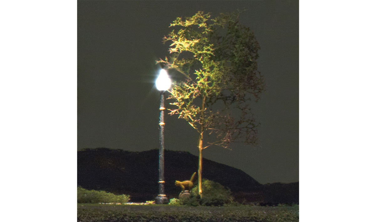 Woodland Scenics HO JP5633 Just Plug Lighting System - Lamp Post Street Lights - 3 per package