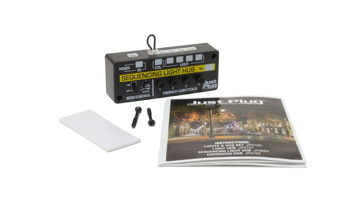 Woodland Scenics JP5680 Just Plug Lighting System - Sequencing Light Hub