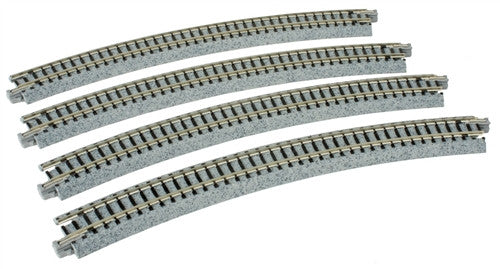 Kato N 20-140 Unitrack Curved Track 'R381-30' 15" Radius 30 degree curve - 4 Pieces