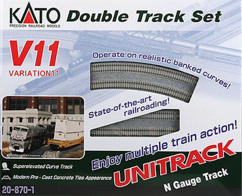 Kato N 20-870 Unitrack V11 Double Track Set