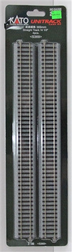 Kato HO Unitrack 2-180 Straight Track 369mm 14 1/2" 4 pieces