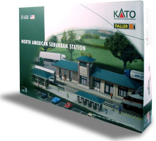Kato N 31-650 North American Suburban Station Schaumburg IL - Kit
