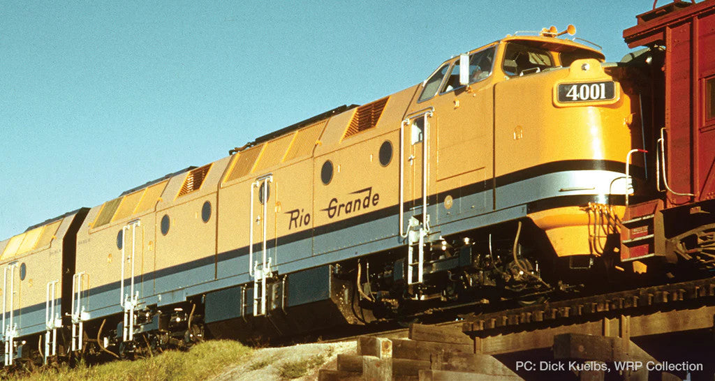 PIKO HO 97450 DCC Ready Krauss-Maffei ML4000 Diesel Locomotive Rio Grande D&RGW #4001