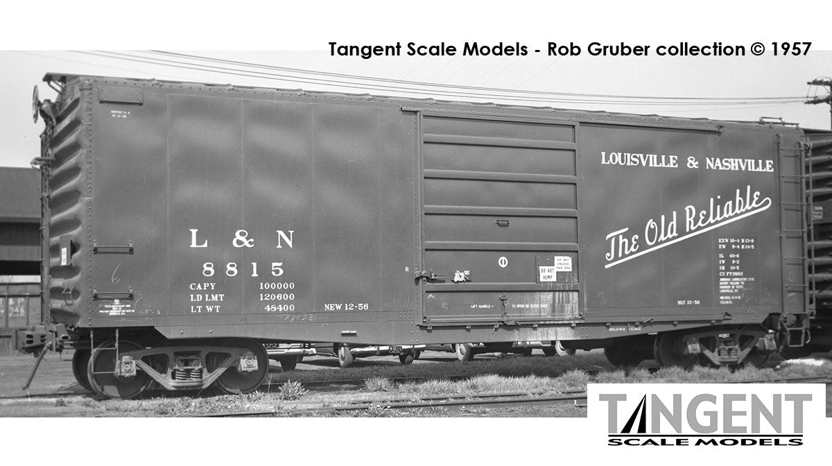 Tangent Scale Models HO 26024-01 Pullman-Standard 40′ PS-1 9′ Door Boxcar Louisville and Nashville "The Dixie Line 1962+" L&N #46588