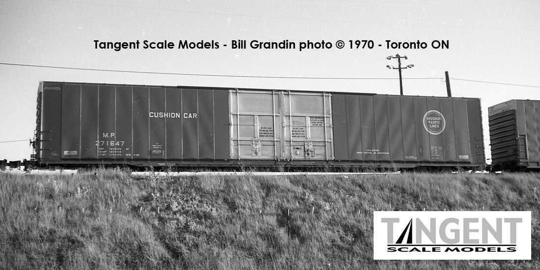 Tangent Scale Models HO 25031-01 Greenville 86' Double Plug Door Box Car 'Original 1968' Missouri Pacific 'Buzzsaw' MP #271513