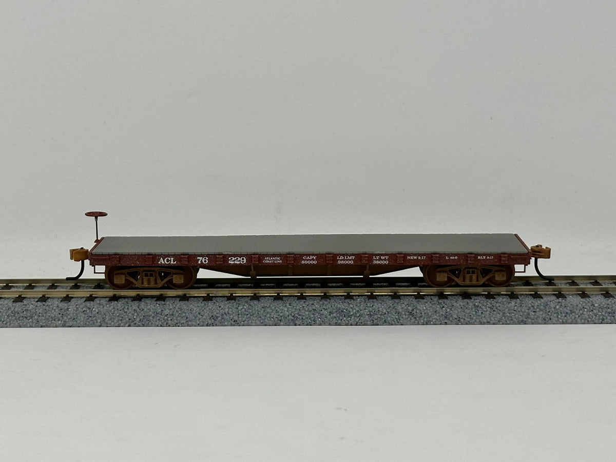 Ertl Collectibles HO 4979 50 Ton 40' Flat Car Atlantic Coast Line ACL #76229