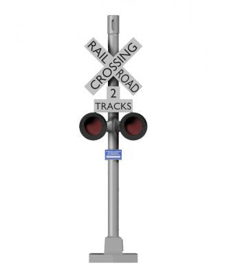 Details Plus N N10100 Grade Crossing Signal Non Lighted  1-Pair