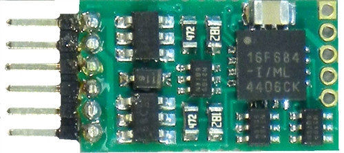 NCE DCC 5240160 N12NEM N Decoder 4 Function 6 pin Plug-In