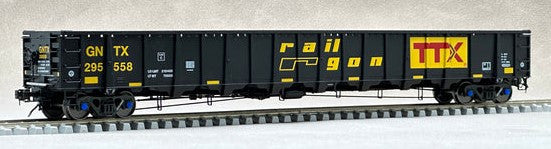 Aurora Miniatures HO 309019 National Steel Car 3650 cf 66' 'Railgon' Gondola GNTX #295684