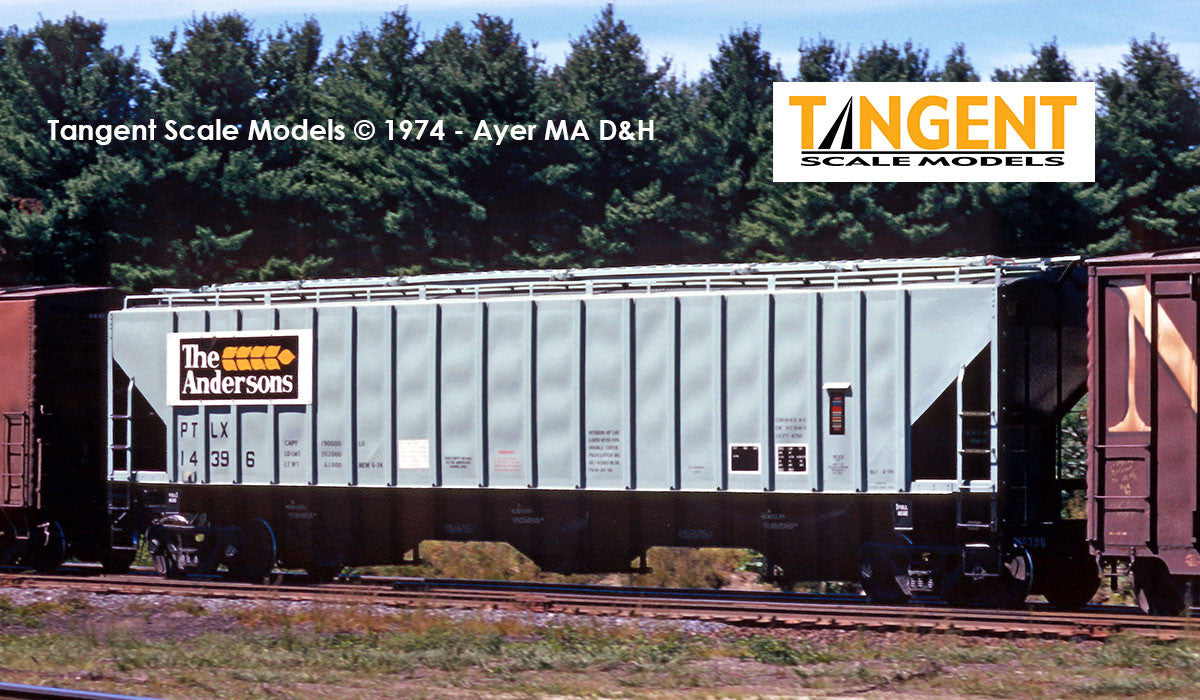 Tangent Scale Models HO 20084-02 PS4750 Covered Hopper Pullman Transport Leasing Company 'The Andersons 1974' PLTX #14396
