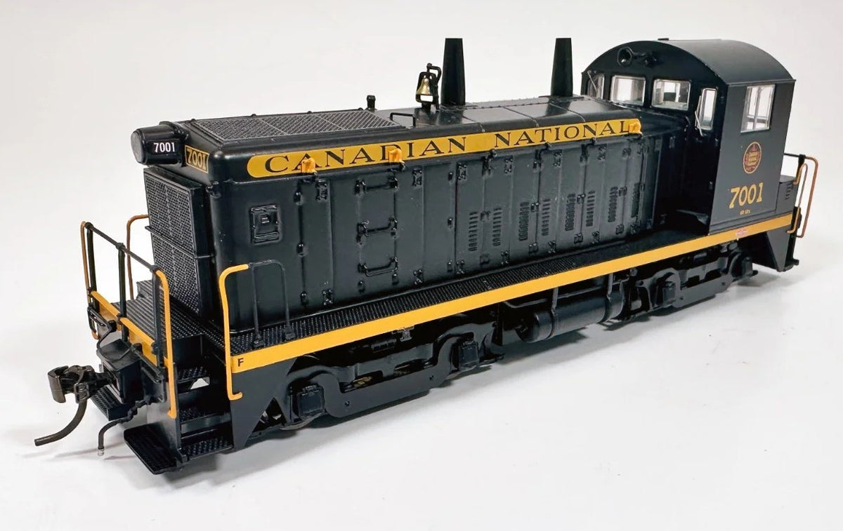 Rapido Trains Inc HO 27612 DCC/ESU LokSound V5 Equipped EMD SW9 Locomotive Canadian National 'post-1954 Black Scheme' CN #7001