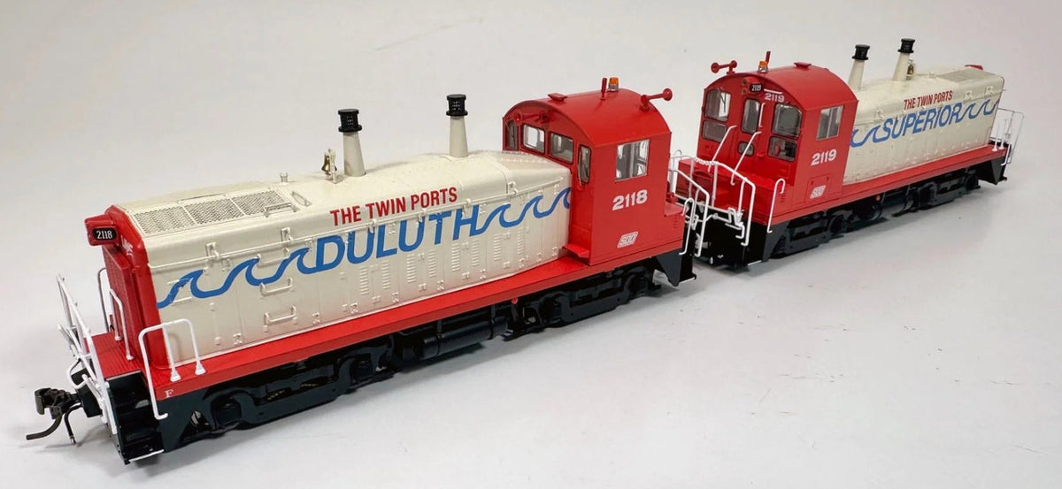 Rapido Trains Inc HO 27610 DCC/ESU LokSound V5 Equipped EMD SW9 Locomotive Soo Line 'Red & White' SOO #2118 + #2119 2-pack