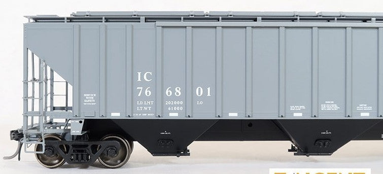 Tangent Scale Models HO 20074-01 Pullman-Standard PS-2CD 4750 Covered Hopper IC 'Gray Repaint w/Logo 1997+' IC #766795