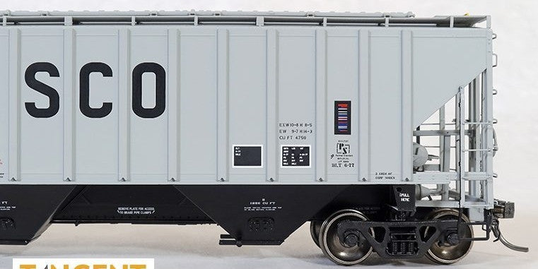 Tangent Scale Models HO 20062-08 Pullman-Standard PS-2CD 4750 Covered Hopper SLSF 'Delivery Gray 6-1977' SL-SF #79970
