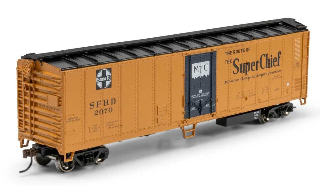 Athearn Roundhouse HO RND-1444 50' Smooth Side Mechanical Reefer Santa Fe SFRD #2070