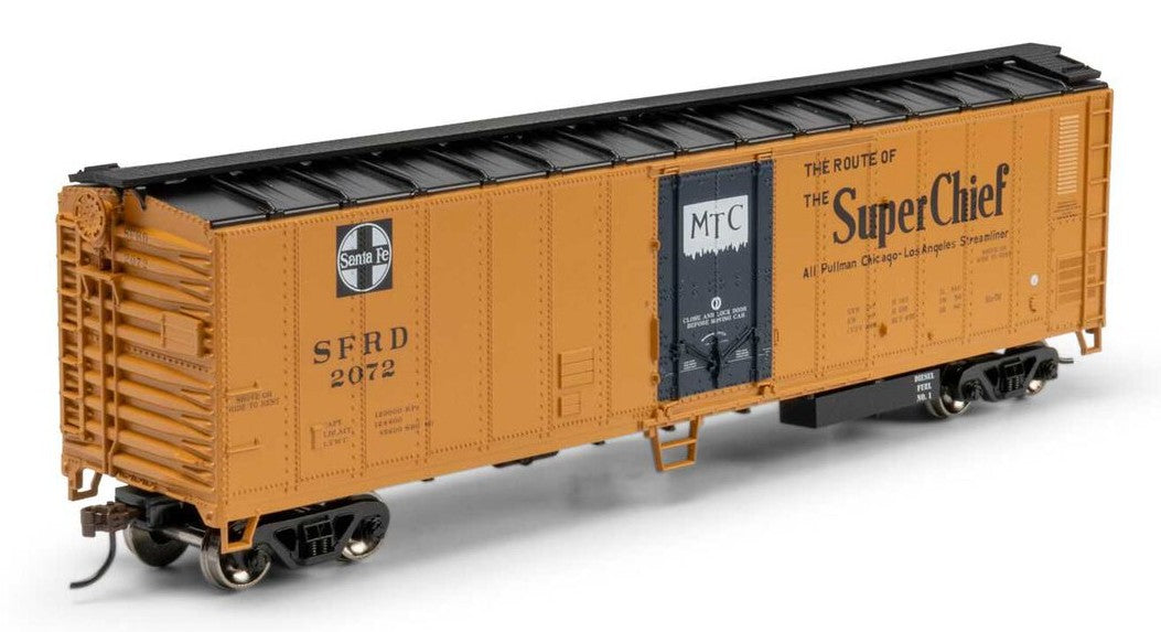 Athearn Roundhouse HO RND-1445 50' Smooth Side Mechanical Reefer Santa Fe SFRD #2072