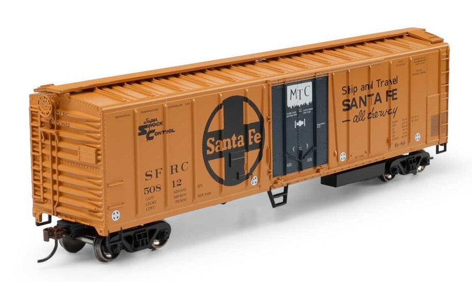Athearn Roundhouse HO RND-3050 50' Exterior Post Mechanical Reefer Santa Fe SFRC #50812