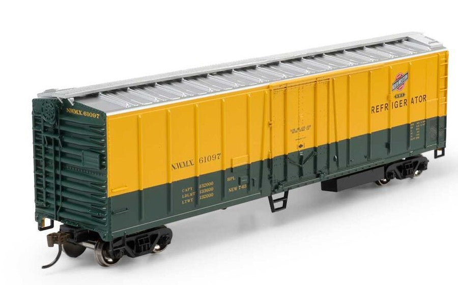 Athearn Roundhouse HO RND-3053 50' Exterior Post Mechanical Reefer NWMX #61097